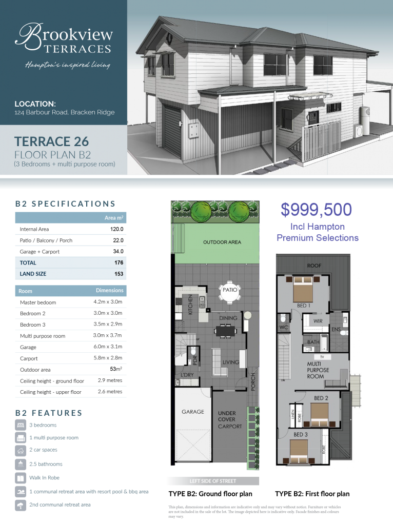 TERRACE 26 - B2 - 4 bedroom - Brookview